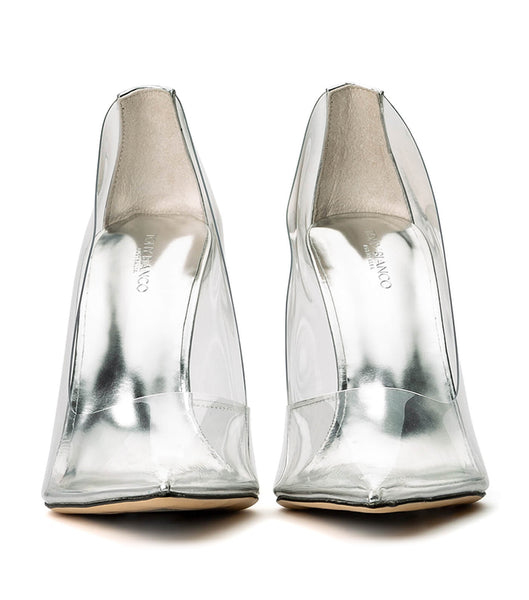 Court Shoes Tony Bianco Alijah Clear Vinylite/Silver 10.5cm Plateadas | YPEGT49329