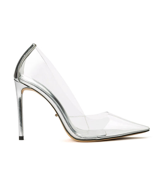 Court Shoes Tony Bianco Alijah Clear Vinylite/Silver 10.5cm Plateadas | YPEGT49329