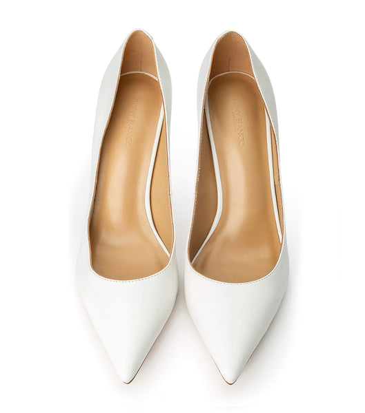 Court Shoes Tony Bianco Anja Milk Capretto 10.5cm Blancas | PECIF59515