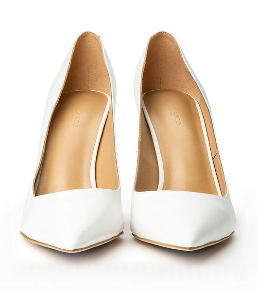 Court Shoes Tony Bianco Anja Milk Capretto 10.5cm Blancas | PECIF59515