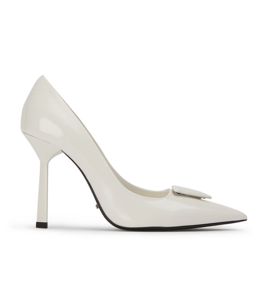 Court Shoes Tony Bianco Gema White Hi Shine 10cm Blancas | PECIF74728