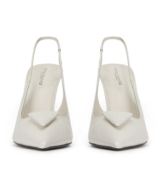 Court Shoes Tony Bianco Ginger White Hi Shine 10cm Blancas | PEXBR34283