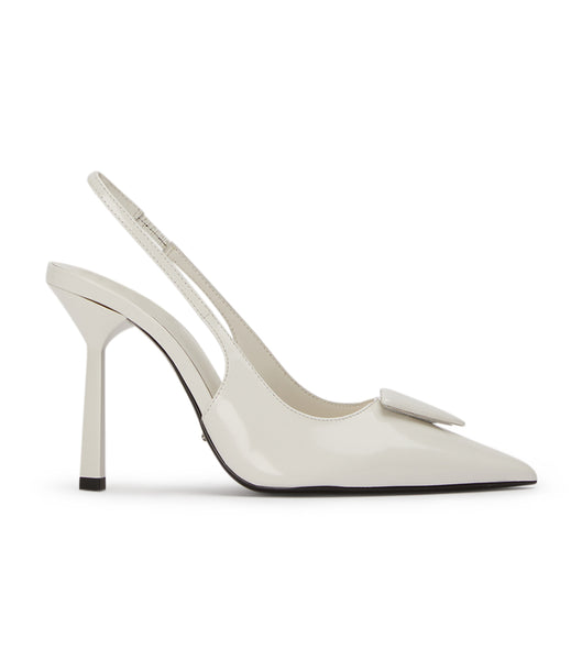 Court Shoes Tony Bianco Ginger White Hi Shine 10cm Blancas | PEXBR34283