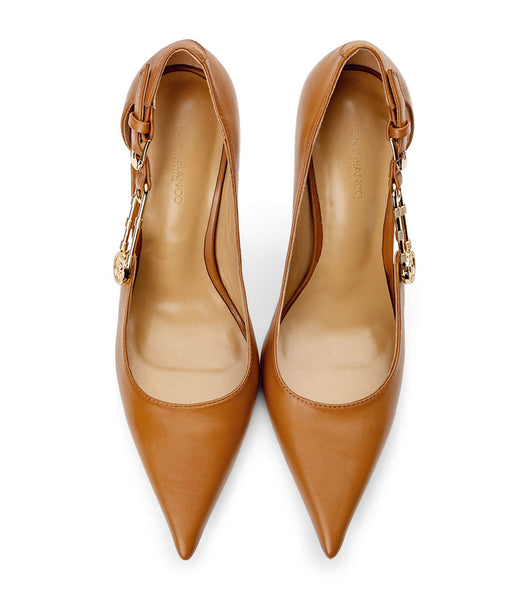 Court Shoes Tony Bianco Glow Tan Como 11cm Marrones | UPEND24538