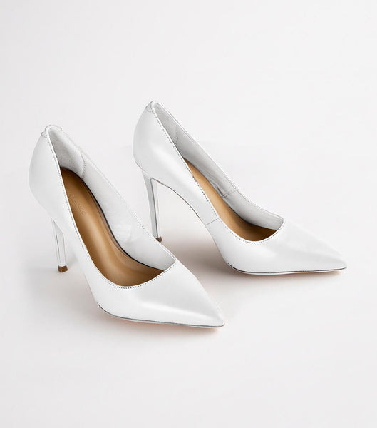 Court Shoes Tony Bianco Lotus Milk Capretto 10.3cm Blancas | DPEVO25605