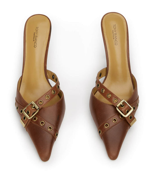 Court Shoes Tony Bianco Savoir Cognac 8cm Marrones | PENEJ88936