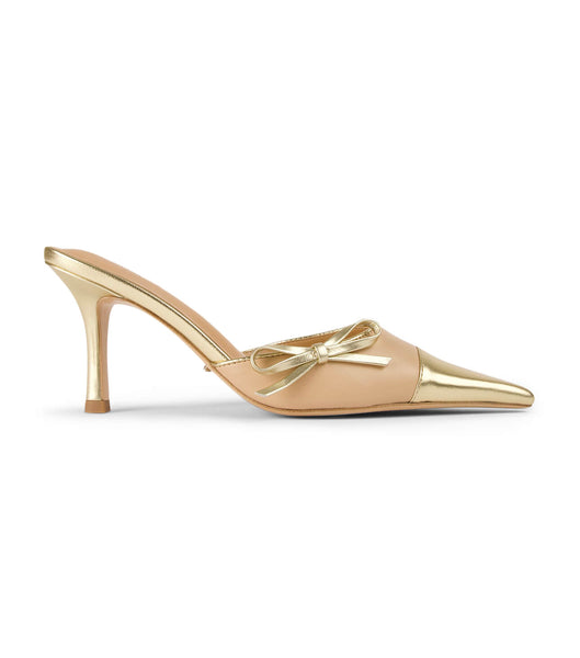 Court Shoes Tony Bianco Shirley Beech/Gold 8cm Doradas | FPEHY26574