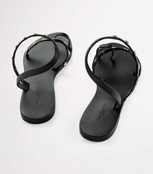 Flat Sandals Tony Bianco Finola Black 1cm Negras | DPEVO23076