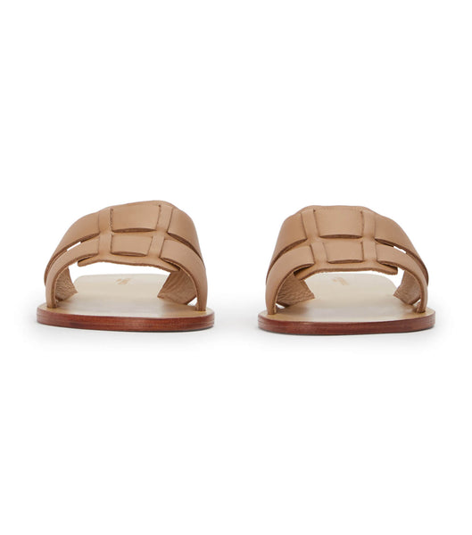 Flat Sandals Tony Bianco Force Camel 1cm Marrones | DPEKV78248