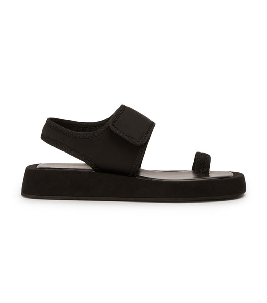 Flat Sandals Tony Bianco Iso Black Neoprene 3.5cm Negras | ZPENQ94193