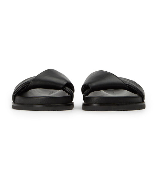 Flat Sandals Tony Bianco Lora Black Nappa 1.5cm Negras | PENZX74179