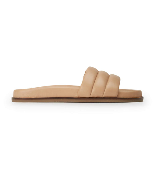 Flat Sandals Tony Bianco Lucas Skin Nappa 1.5cm Arena | PEDYB29063