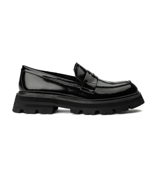 Loafers Tony Bianco Axell Black Hi Shine 4.5cm Negras | XPEGW64070