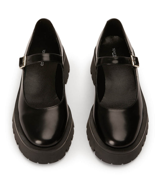 Loafers Tony Bianco Betsy Black Hi Shine 4.5cm Negras | PECVG30409