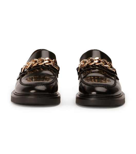 Loafers Tony Bianco Candice Black Hi Shine 4.5cm Negras | PEJKU84533