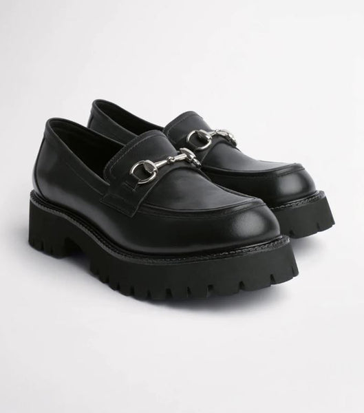 Loafers Tony Bianco Greer Black Como 4cm Negras | MPEHR51604