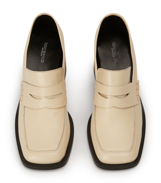 Loafers Tony Bianco Lomax Ecru Venice 6.5cm Blancas | PEEGJ52666