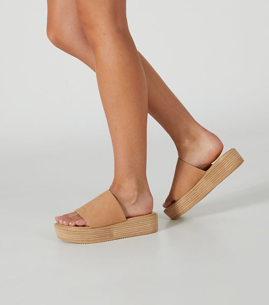 Sandalias Tony Bianco Elke Caramel 4.5cm Beige | PEEGJ84597