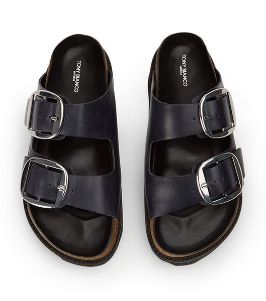 Sandalias Tony Bianco Marty Black Wax Negras | PEDYB21830