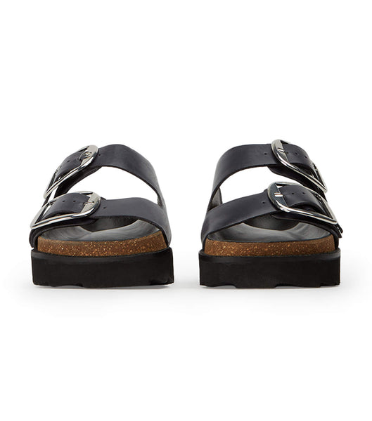 Sandalias Tony Bianco Marty Black Wax Negras | PEDYB21830