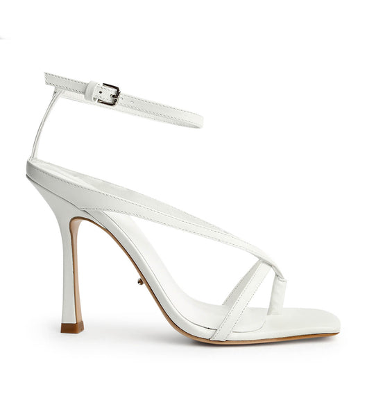 Sandalias de dedo Tony Bianco Faythe White Kid 10.5cm Blancas | YPEGT89414