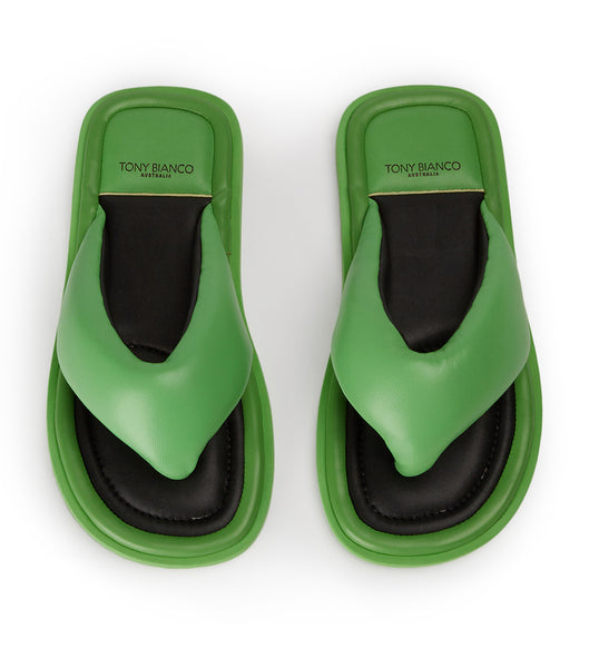 Sandalias de dedo Tony Bianco Nikki Acid Green Verde | PENZX73191