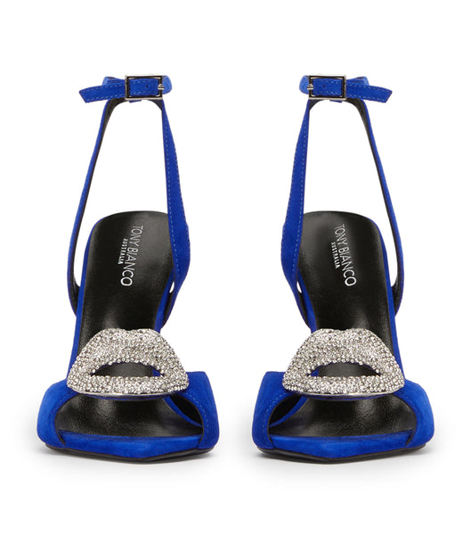 Tacones Brillantes Tony Bianco Moshi Azure Suede 10.5cm Azur | LPETR62314