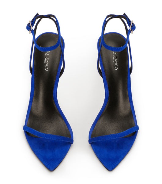 Tacones Brillantes Tony Bianco Myra Azure Suede 10.5cm Azur | PPEQX19700