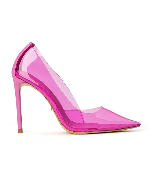 Tacones De Novia Tony Bianco Alijah Pink Vinylite/Pink Nappa 10.5cm Rosas Rosas | PEQCS84124