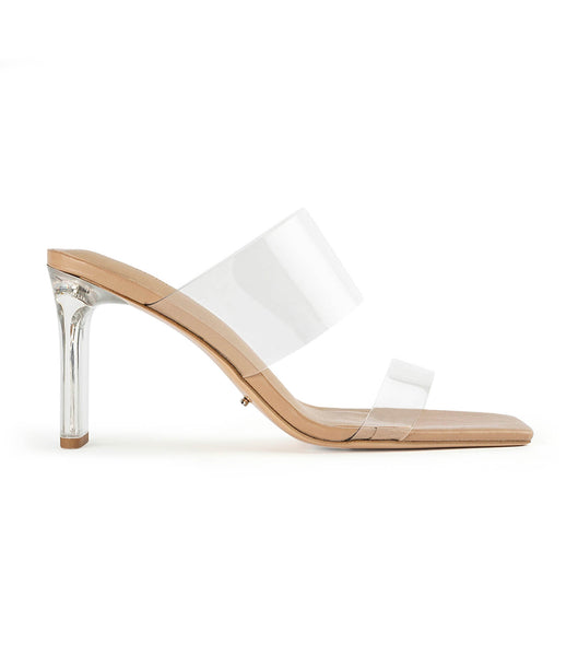 Tacones De Novia Tony Bianco Chicago Clear Vinylite/Skin Nappa 8.5cm Arena | ZPENQ98561