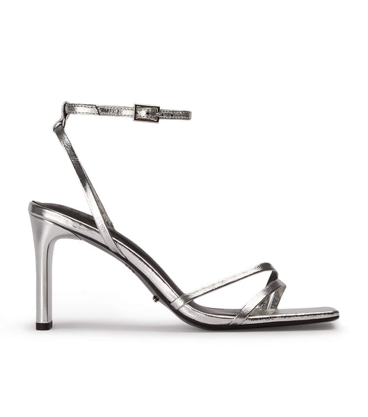 Tacones De Novia Tony Bianco Corso Silver Foil 8.5cm Plateadas | BPESD24663