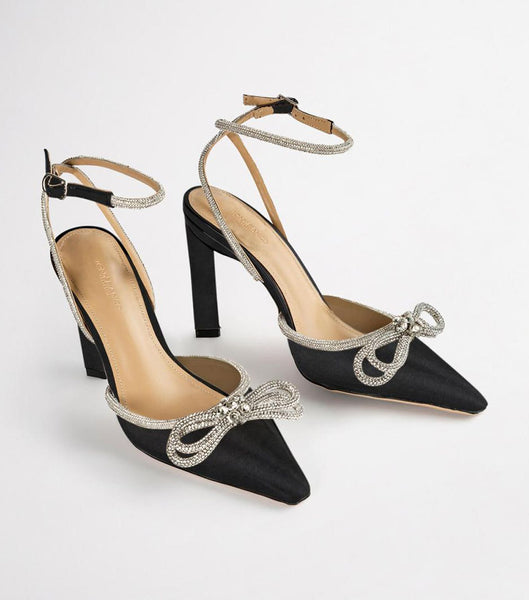 Tacones De Novia Tony Bianco Elsie Black Satin 10.5cm Negras | PEDFL29134