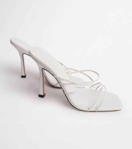 Tacones De Novia Tony Bianco Foxie White Kid 10.5cm Blancas | YPEVQ35088