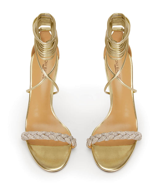 Tacones De Novia Tony Bianco Henley Gold Nappa Metallic 8.5cm Doradas Metal | LPESX57453