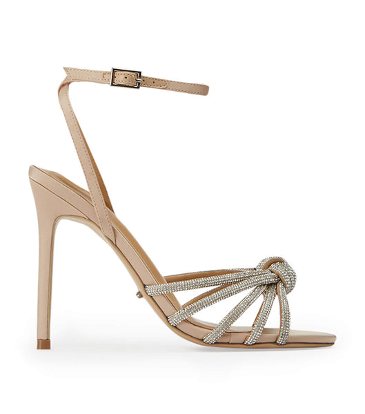 Tacones De Novia Tony Bianco Kyla Nude Satin 11cm Beige | LPETR74546