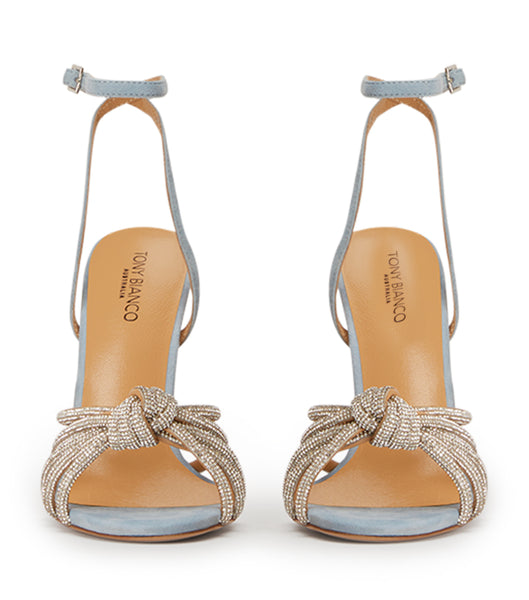 Tacones De Novia Tony Bianco Kyla Sky Suede 11cm Azules | TPEWZ31794