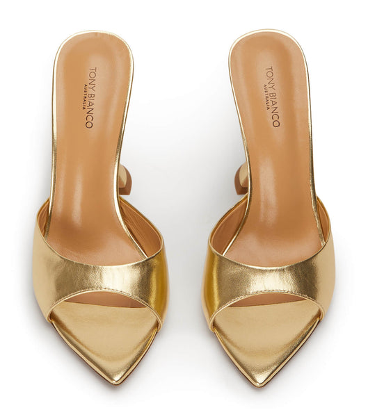 Tacones De Novia Tony Bianco Marcel Gold Nappa Metallic 10.5cm Doradas Metal | SPENY31641