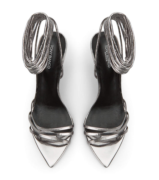 Tacones De Novia Tony Bianco Mavis Gunmetal Glimmer 10.5cm Gris | PEEAH55248