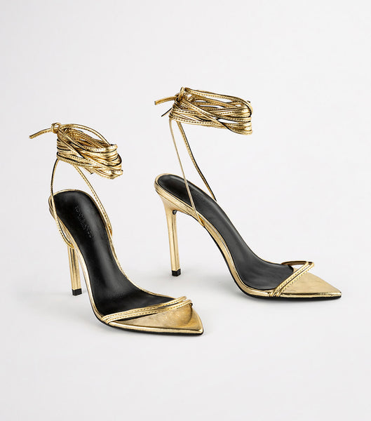 Tacones De Novia Tony Bianco Millie Gold Foil 10.5cm Doradas | YPEGT55911