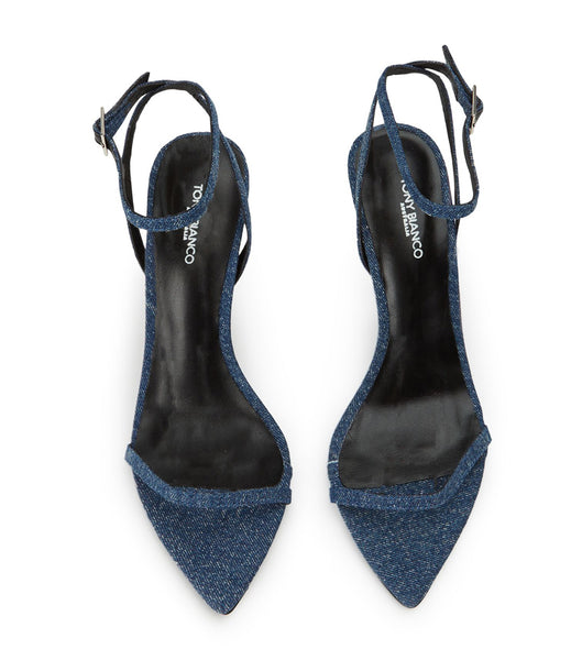 Tacones De Novia Tony Bianco Myra Blue Denim 10.5cm Azules | PEQAV81286