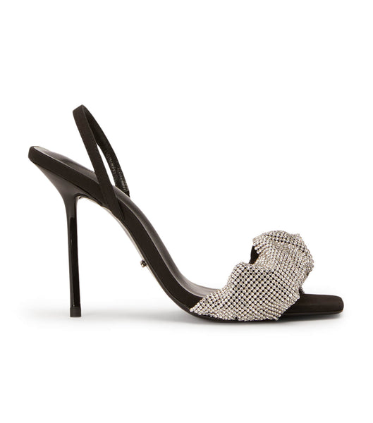 Tacones De Novia Tony Bianco Nixon Crystal/Black 10.5cm Negras | PEZDE24133