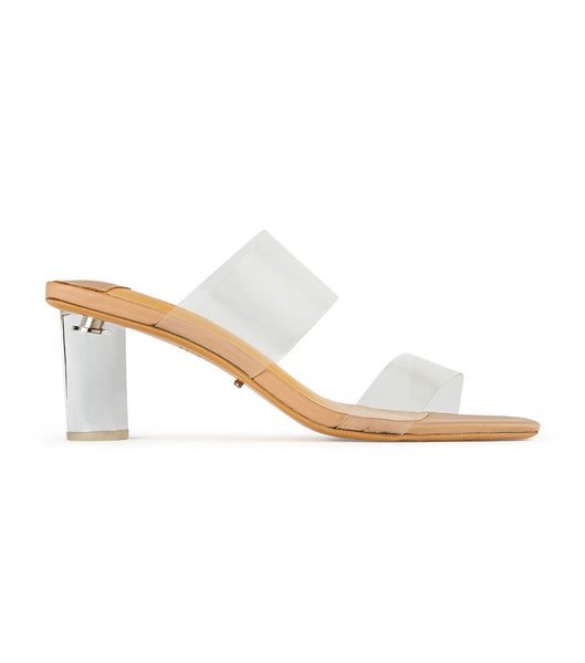 Tacones De Novia Tony Bianco Sabelle Clear Vynalite/Skin Capretto 6.5cm Arena | PEJBT78556