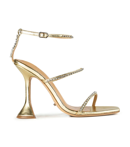 Tacones De Novia Tony Bianco Shy Gold Nappa Metallic 10.5cm Doradas Metal | YPEVQ99025