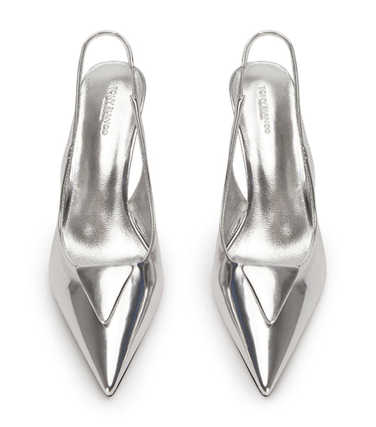 Tacones bajos Tony Bianco Bertie Silver Shine 7.5cm Plateadas | MPEFT97366