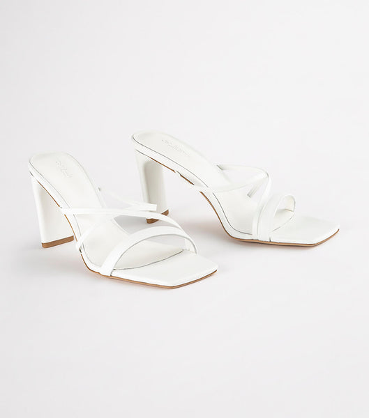 Tacones bajos Tony Bianco Classic White Nappa 8.5cm Blancas | TPEPQ90001