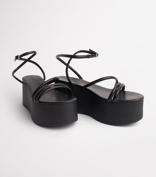 Tacones con tiras Tony Bianco Tory Black Sheep Nappa 9.5cm Negras | MPEFT74657