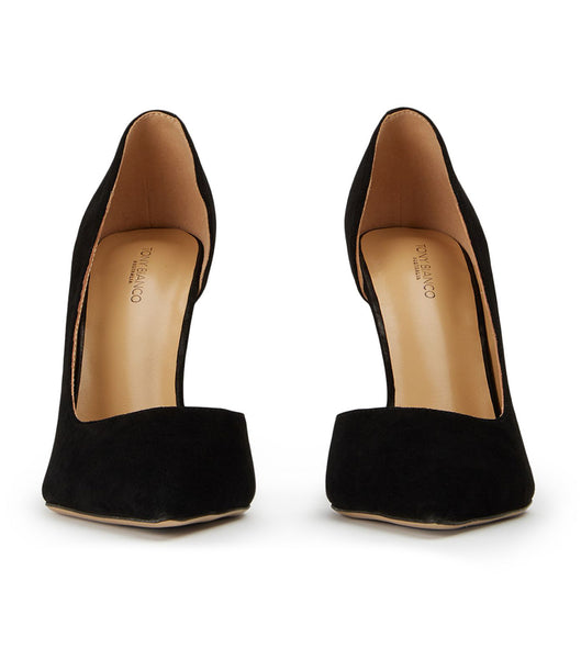 Tacones de aguja Tony Bianco Alyx Black Suede 10.5cm Negras | BPESD27993