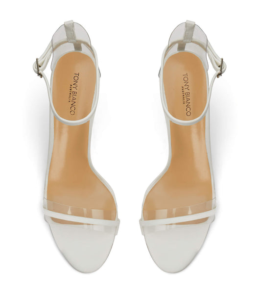 Tacones de aguja Tony Bianco Houston Milk Capretto 8.5cm Blancas | BPESD32159