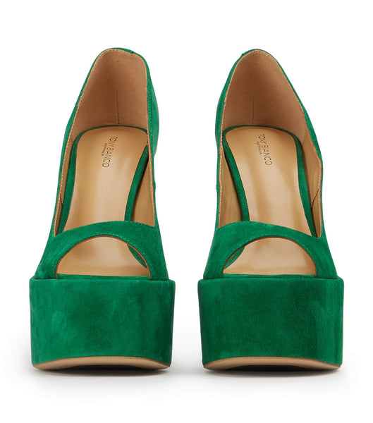 Tacones de aguja Tony Bianco Jolee Jade Suede 15cm Verde | YPEGT77567