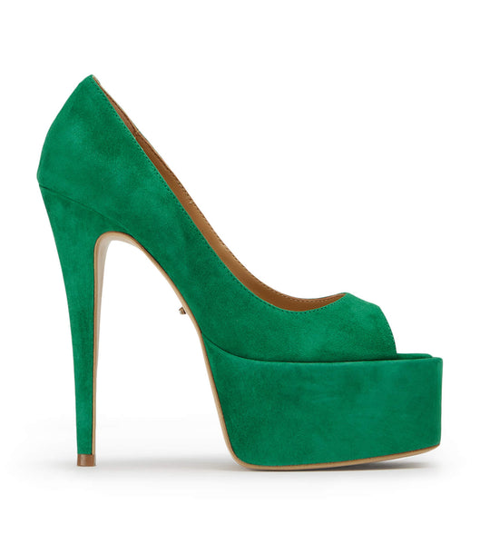 Tacones de aguja Tony Bianco Jolee Jade Suede 15cm Verde | YPEGT77567